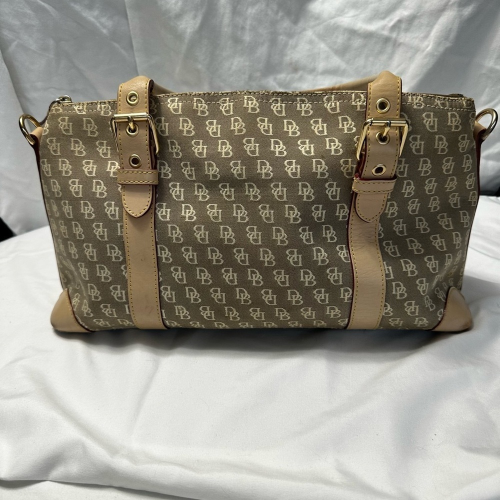 Dooney & Bourke Vintage Signature BrownMonogram Canvas